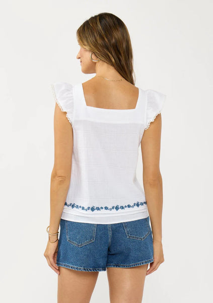 The Capitola Beach Embroidered Top