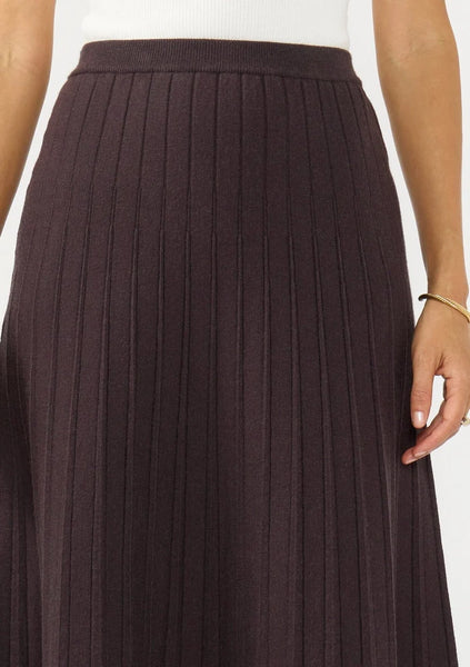 The Chloe Ribbed Maxi Skirt