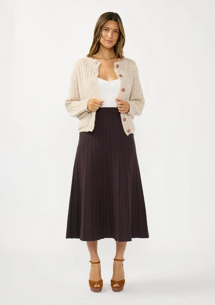 The Chloe Ribbed Maxi Skirt