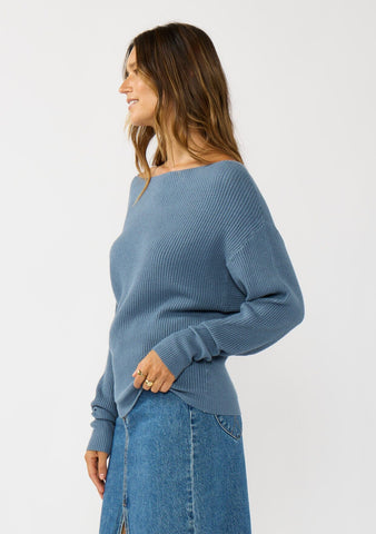 The Carmel By The Sea Boat Neck Knit Pullover