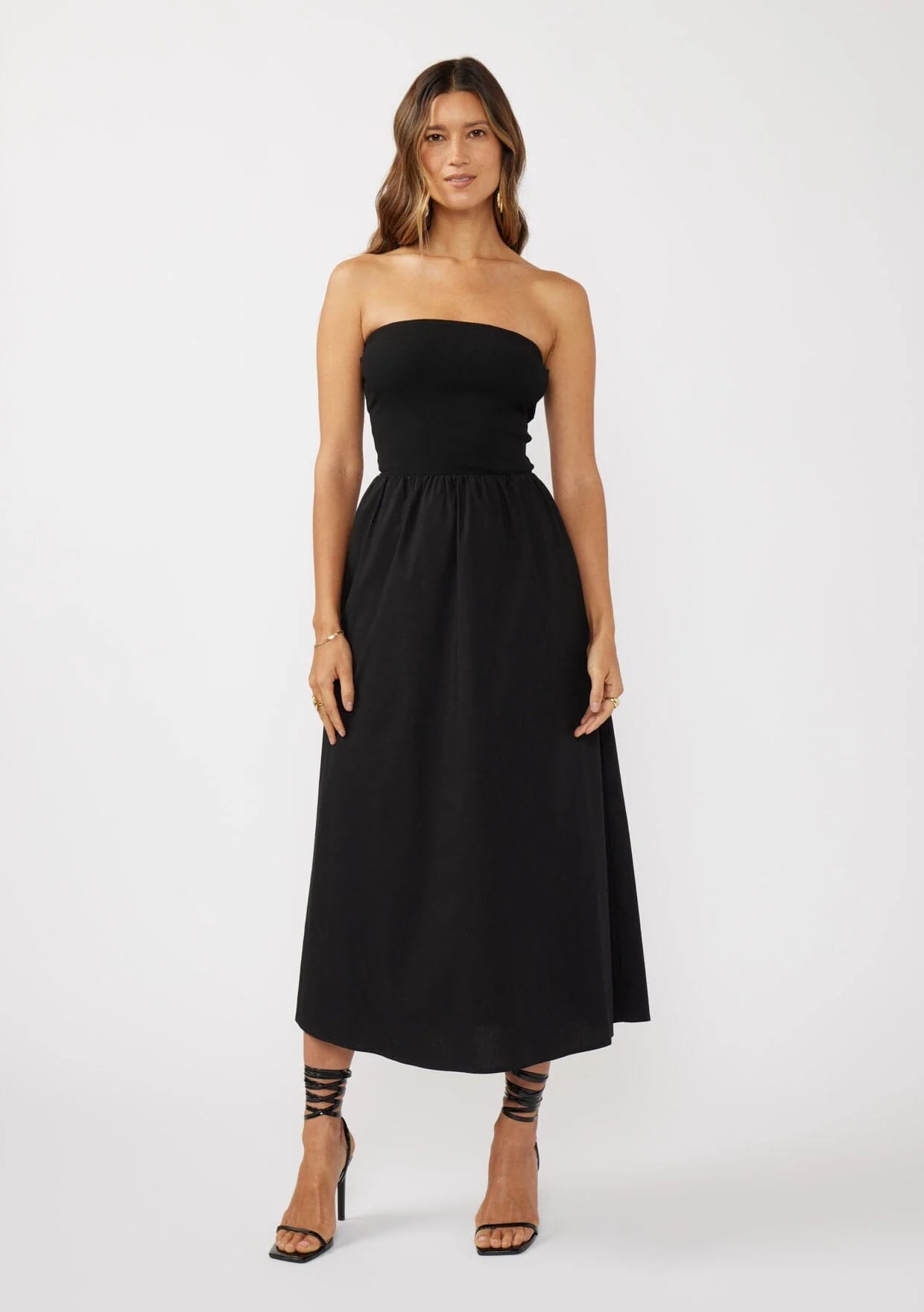 The Audrey Mixed Media Dress