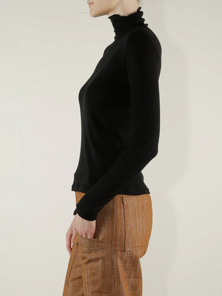 The Cleo Turtleneck in Lightweight Rib