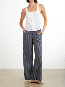 The Hepburn Pant Marina Stripe