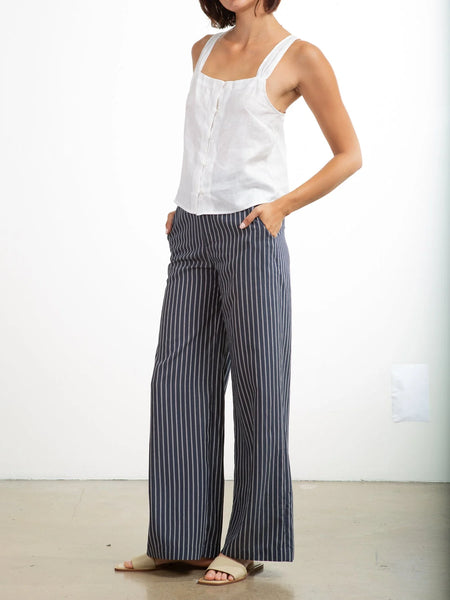 The Hepburn Pant Marina Stripe