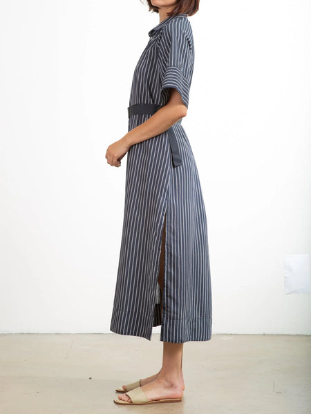 The Mona Dress in Marina Stripe