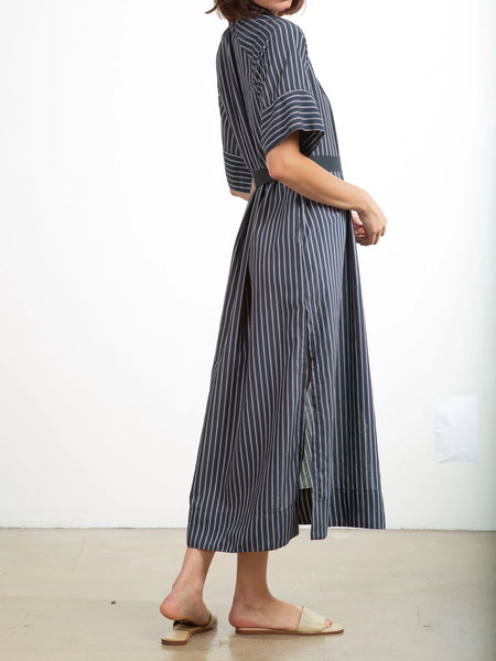 The Mona Dress in Marina Stripe