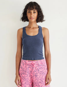 The Scoop Neck Crop Tank