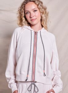 The Horizon Seamed Hoodie Oyster