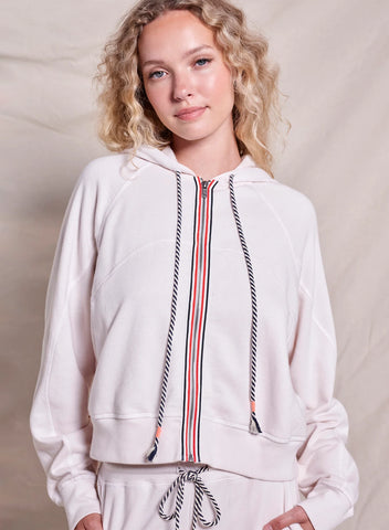 The Horizon Seamed Hoodie Oyster
