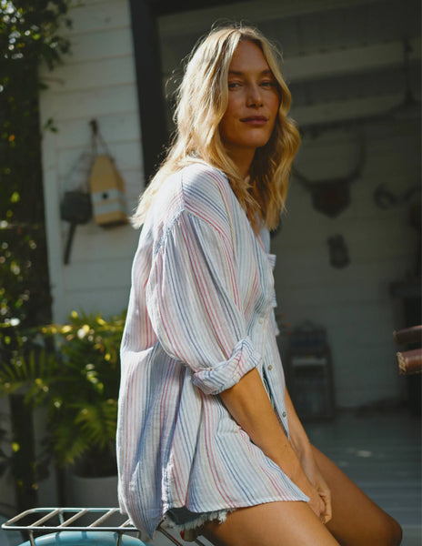 The Beach Stripe Buttondown