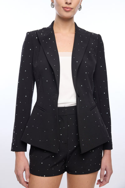 NAOMI CRYSTAL CREPE BLAZER