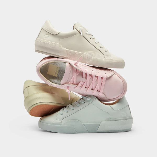 The Zina Clean White Leather Sneaker