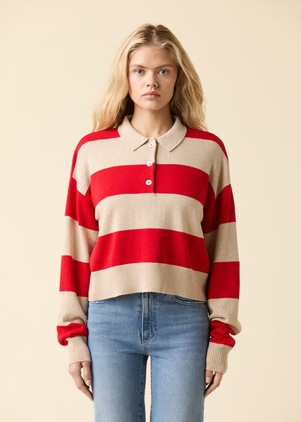 COTTON CASHMERE POLO