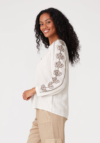 The Ella Embroidered Blouse