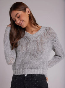 The V Neck Chunky Sweater