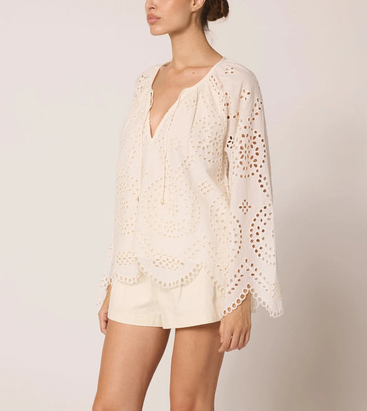The Citlali Eyelet Blouse
