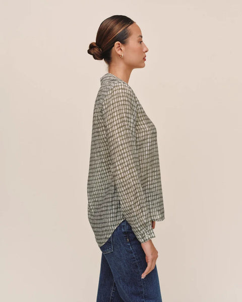 Classic Olive Button Down