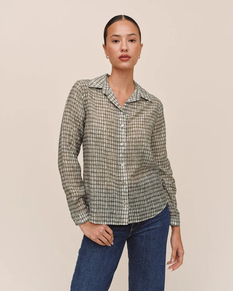 Classic Olive Button Down