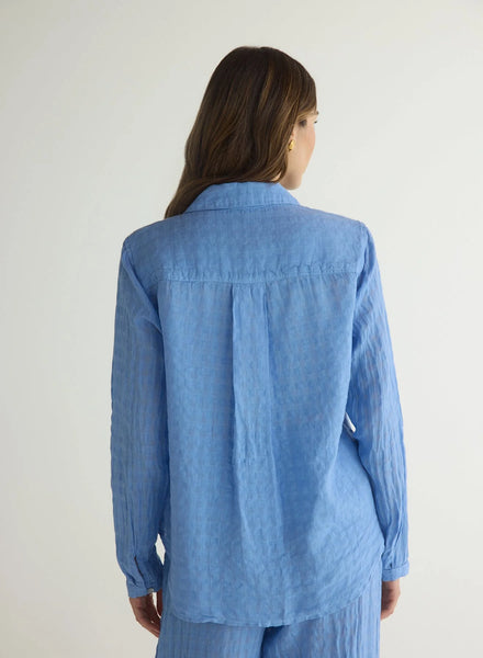 The Clean Front Button Down - Riviera Blue