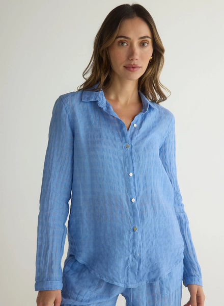 The Clean Front Button Down - Riviera Blue