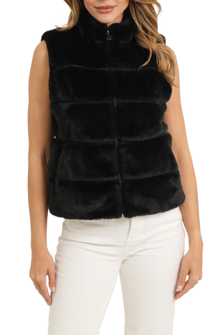 The Vince Faux Fur Vest