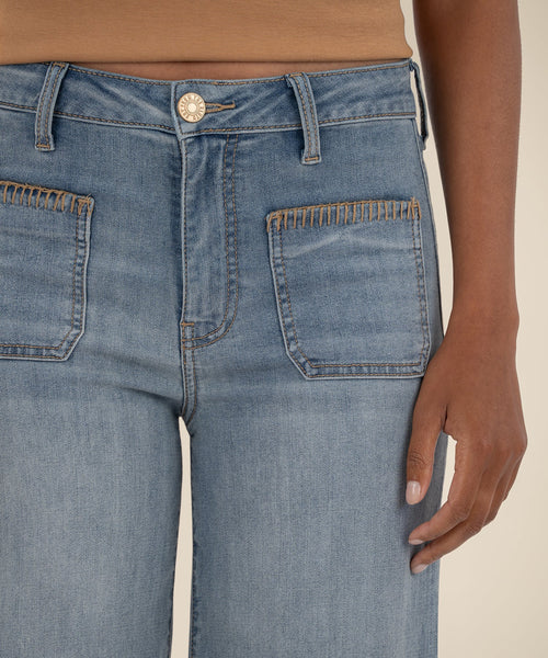 The Meg Wide Leg w/Whipstitch