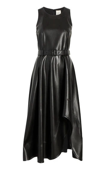 The Vegan Leather Zelda Dress