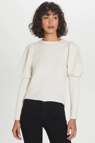 The Reverse French Terry Puff Sleeve Sweatshirt