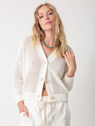 The Katie Cardigan - Ivory