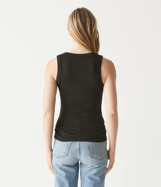 The Michael Ruched Scoop Neck Tank