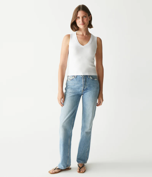 The Max Crop V Neck Tank
