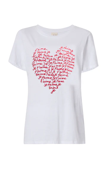 The Je T'aime Heart Tee