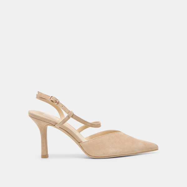 The Kamra Heels Camel Suede - NEW!