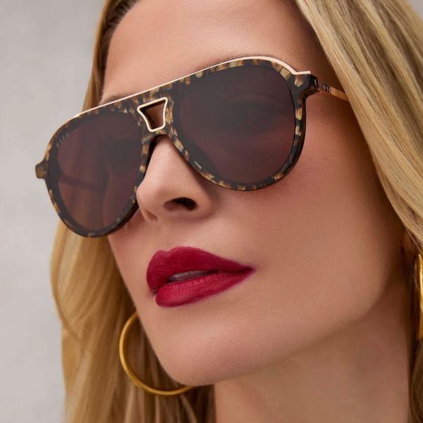 The Tortoise Gold Glint Aviator