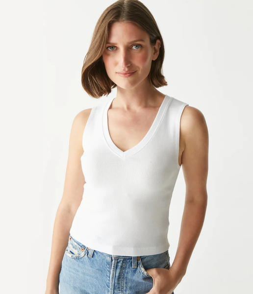 The Max Crop V Neck Tank