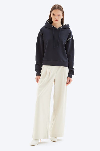 The Whipstitch Molly Crop Pullover Hoodie