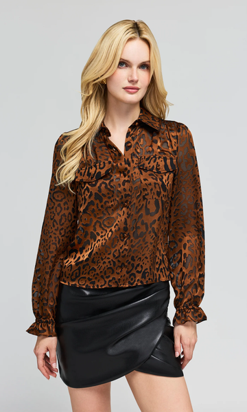 The Priya Leopard Blouse