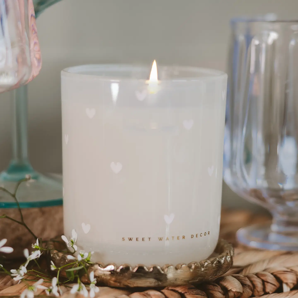 The All Over Hearts Candle