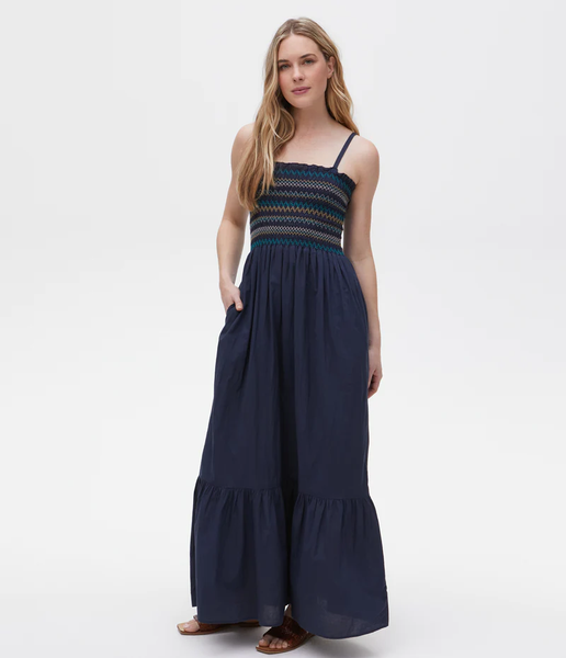 The Alejandra Smocked Maxi Dress