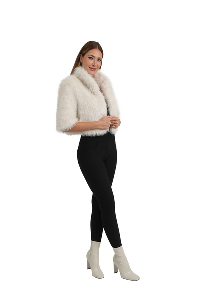 The Tyler Faux Fur Shrug