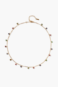 The Multi Stone Gold Cayman Necklace