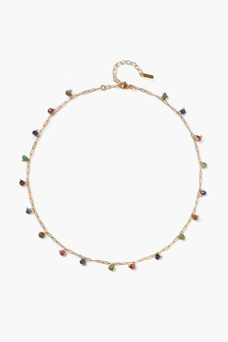 The Multi Stone Gold Cayman Necklace