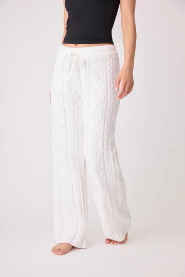 The Chenille Cable Knit Lounge Pants
