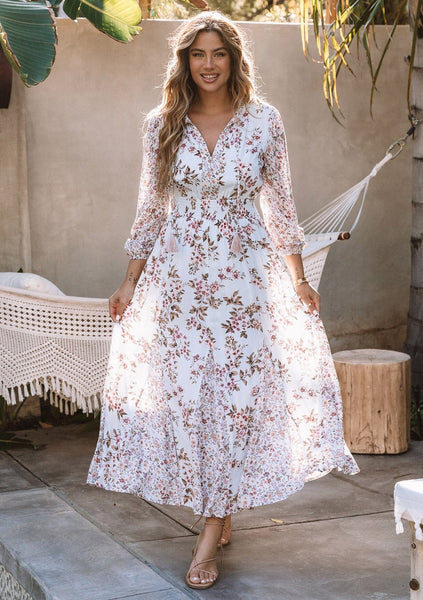 The Healdsburg Smocked Floral Maxi