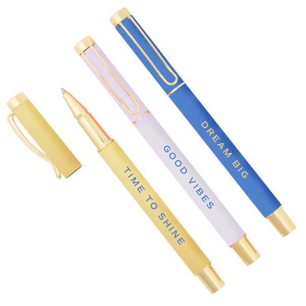 The Good Vibes Metal Pen Set