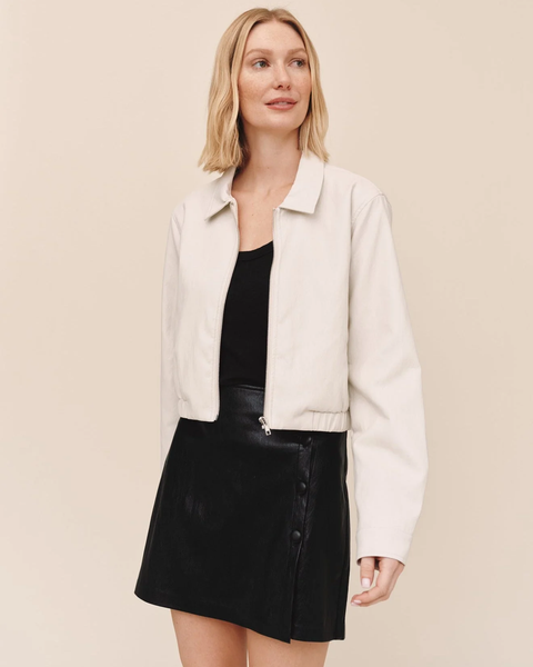 The Crop Bomber Jacket