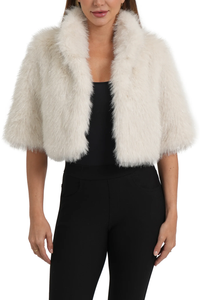 The Tyler Faux Fur Shrug