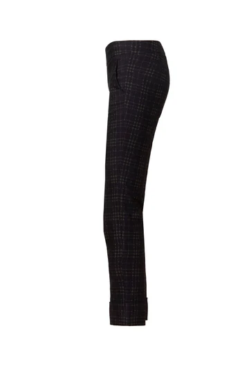 The Ben Smoky Plaid Cuff Pant