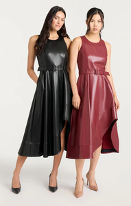 The Vegan Leather Zelda Dress