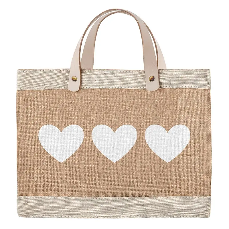 The Mini Market Tote - Hearts
